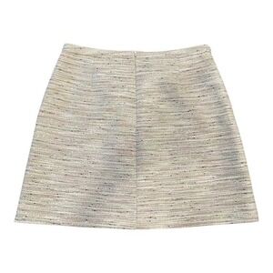 NWT JCrew Womens A Line Skirt‎ Confetti Ivory Tweed Size 14